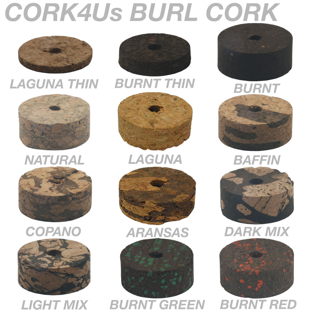 Cork4Us Burl Cork Rings