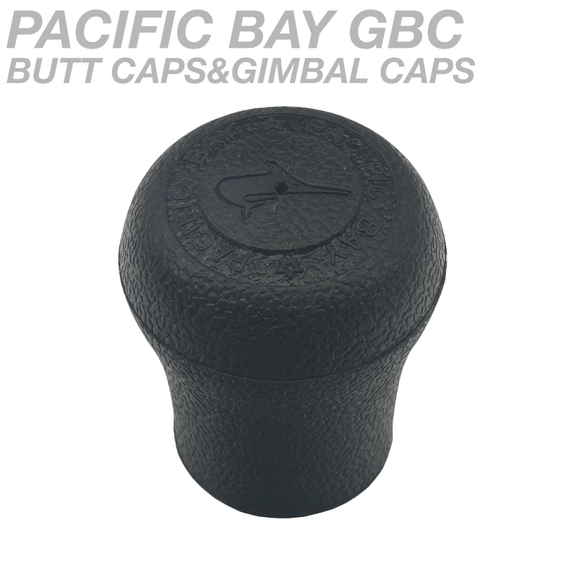 New 3" Pacific Pac Bay Black Rubber Vinyl Fishing Rod Butt Cap BCL CHOOSE ID 
