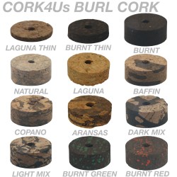 Burl Cork Rings