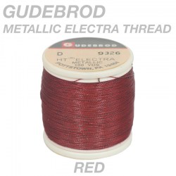 Gudebrod-Metallic-Red-Electra-9326-D-100yd-Spoo9