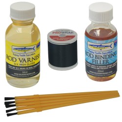Fishing Rod Repair Kit Complete,All-in-one Supplies with Glue for  Freshwater & Saltwater Broken Fishing Pole Repair with Carbon Fiber Sticks,Rod  Building Epoxy Finish Inserts-Kit